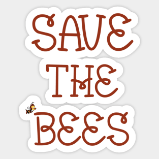 Save the bees Sticker